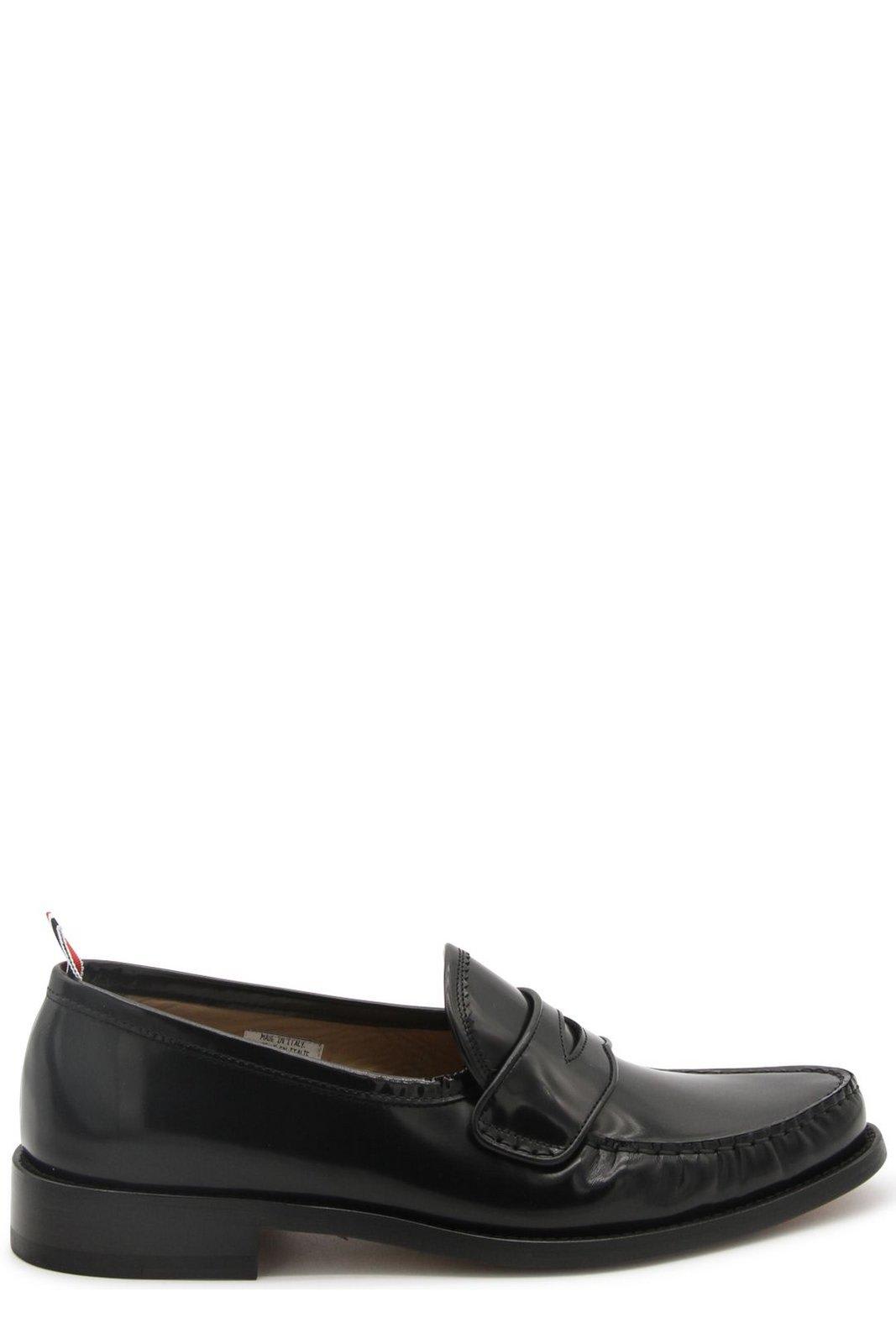 Thom Browne Almond Toe Penny-slot Loafers