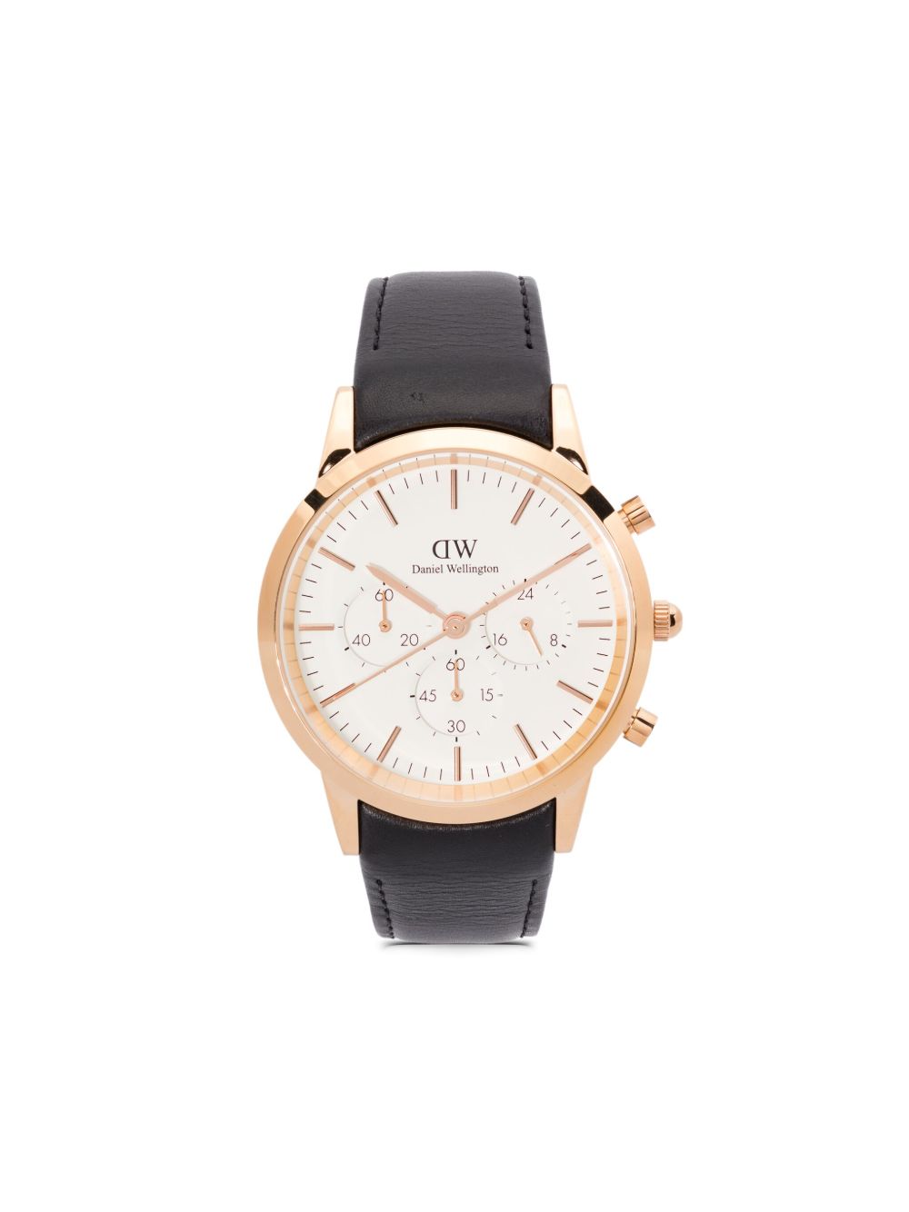 Daniel Wellington Iconic Chronograph Sheffield 42毫米腕表 - 白色