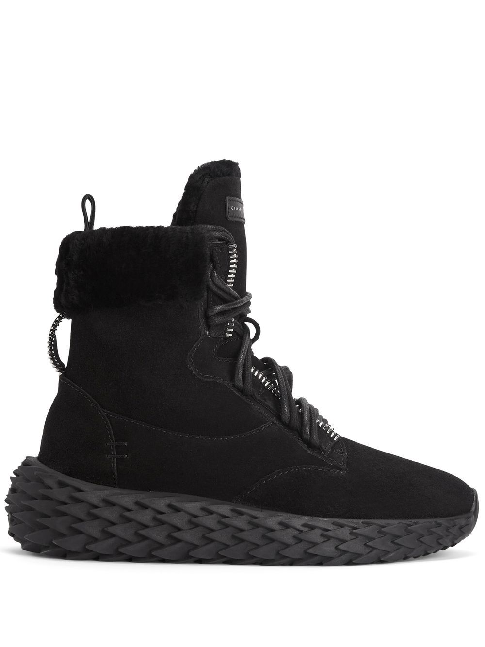 Giuseppe Zanotti Urchin 高帮运动鞋 - 黑色