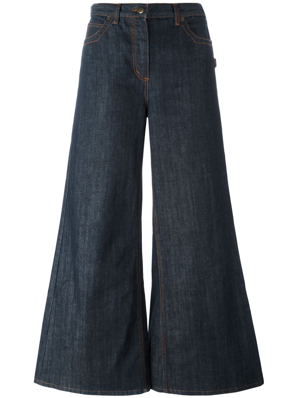 Jean Paul Gaultier Pre-Owned 古着阔腿喇叭牛仔裤 - 蓝色