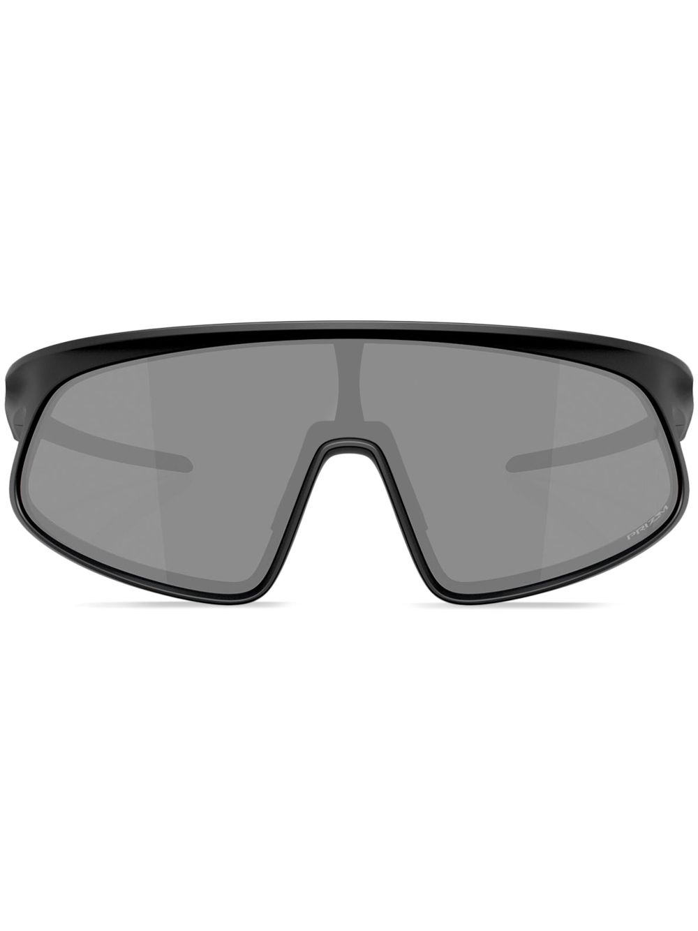 Oakley 盾形镜框太阳眼镜 - 黑色
