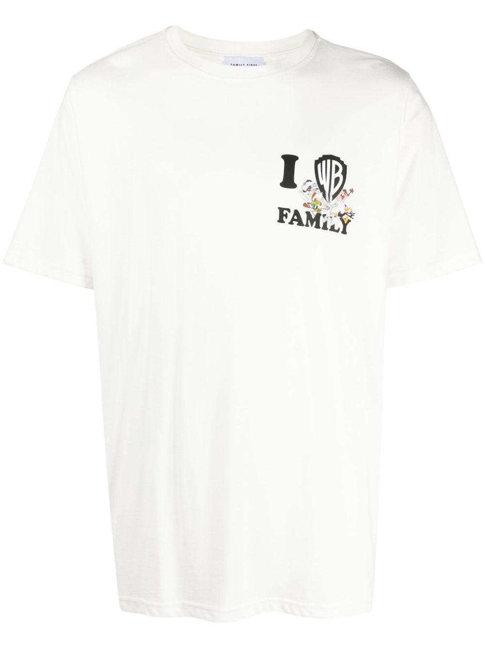 Family First WB I Love 棉T恤 - 白色