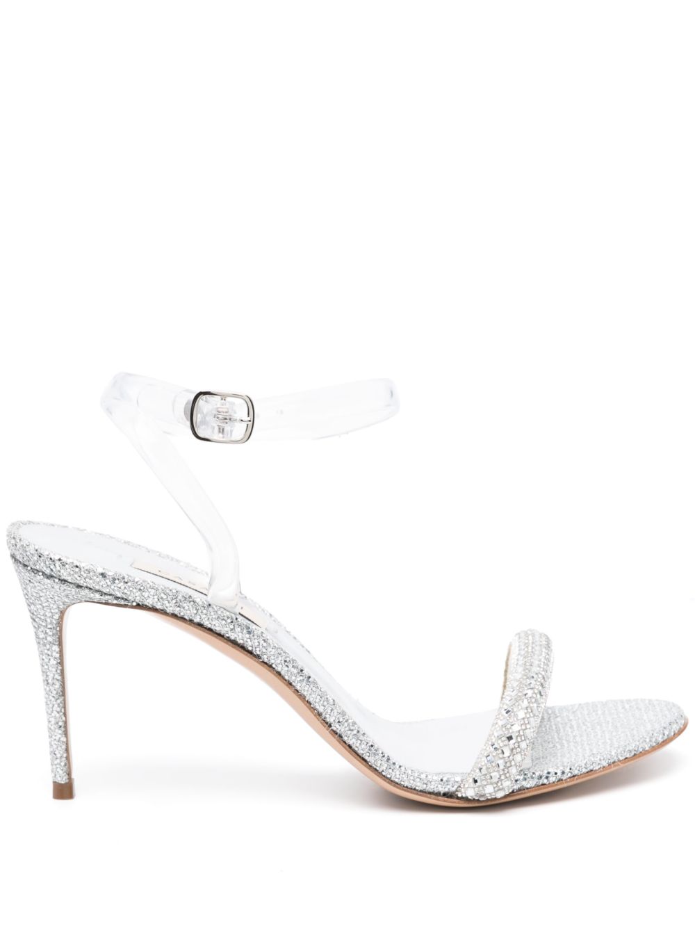 Casadei Blade Stratosphere 高跟凉鞋 - 银色