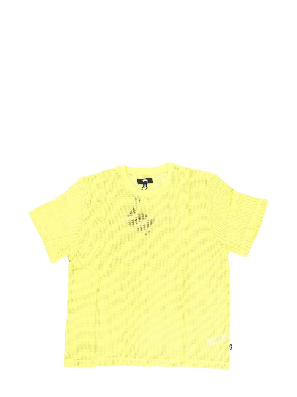 Stüssy semi-sheer cotton t-shirt - 黄色