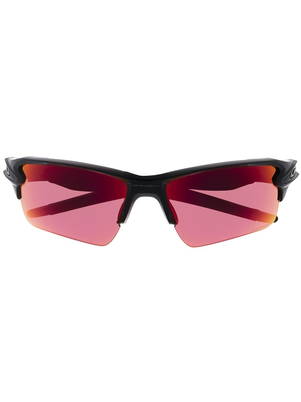Oakley 环绕式镜框太阳眼镜 - 黑色