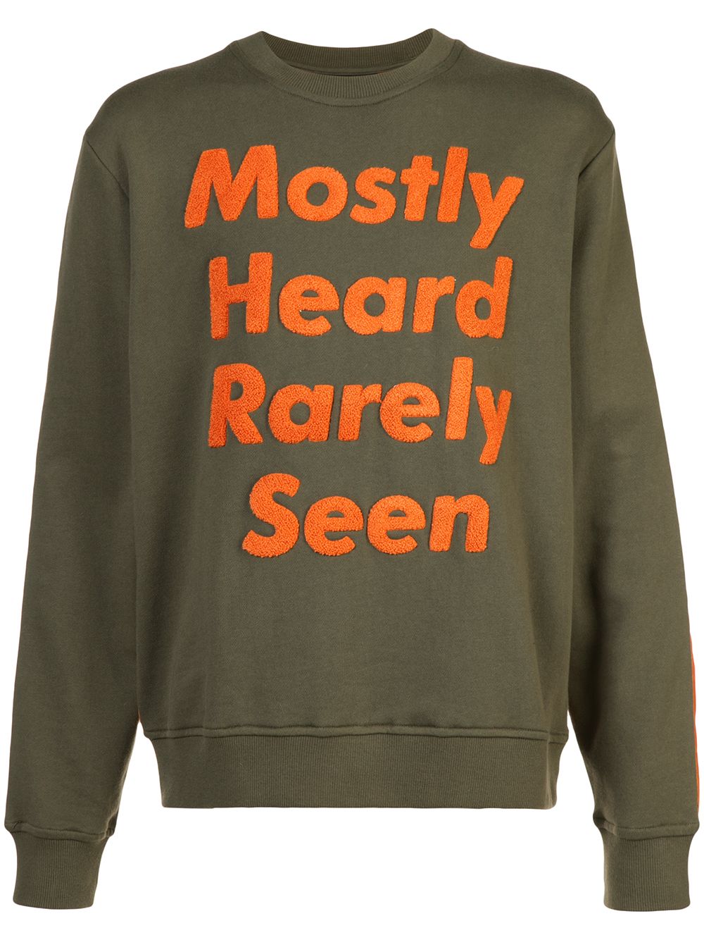 Mostly Heard Rarely Seen logo patch sweatshirt - 绿色