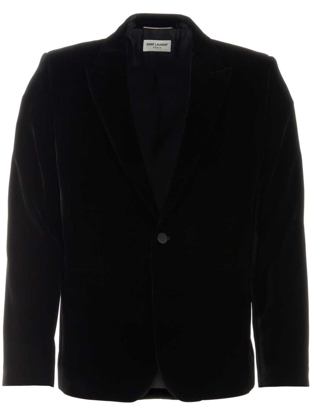 Saint Laurent 晚宴丝绒西装夹克 - 黑色