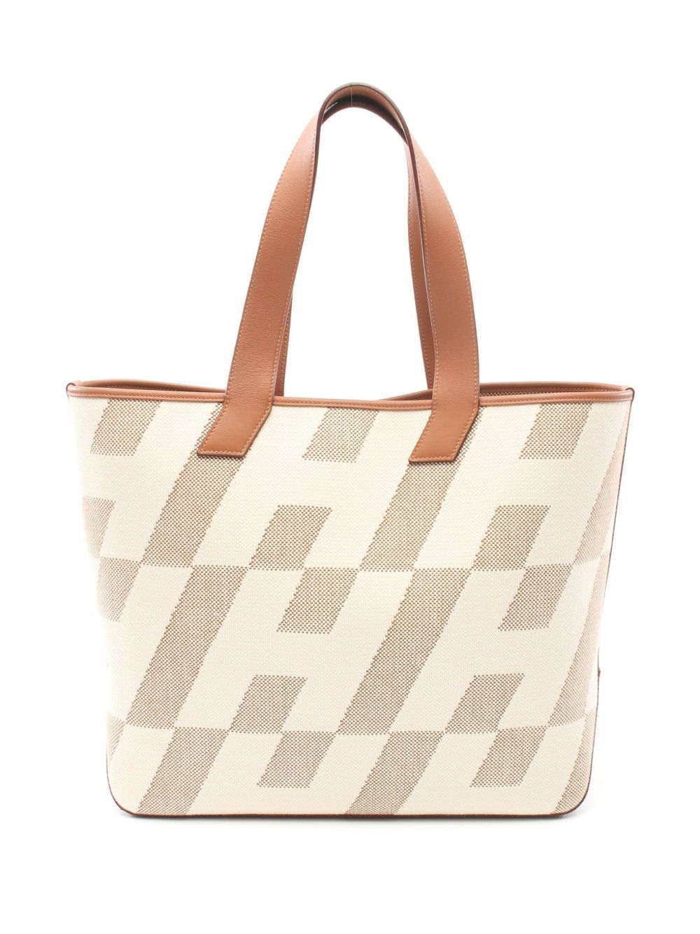 Hermès Pre-Owned Cabas H 手提包（2021年典藏款） - 白色