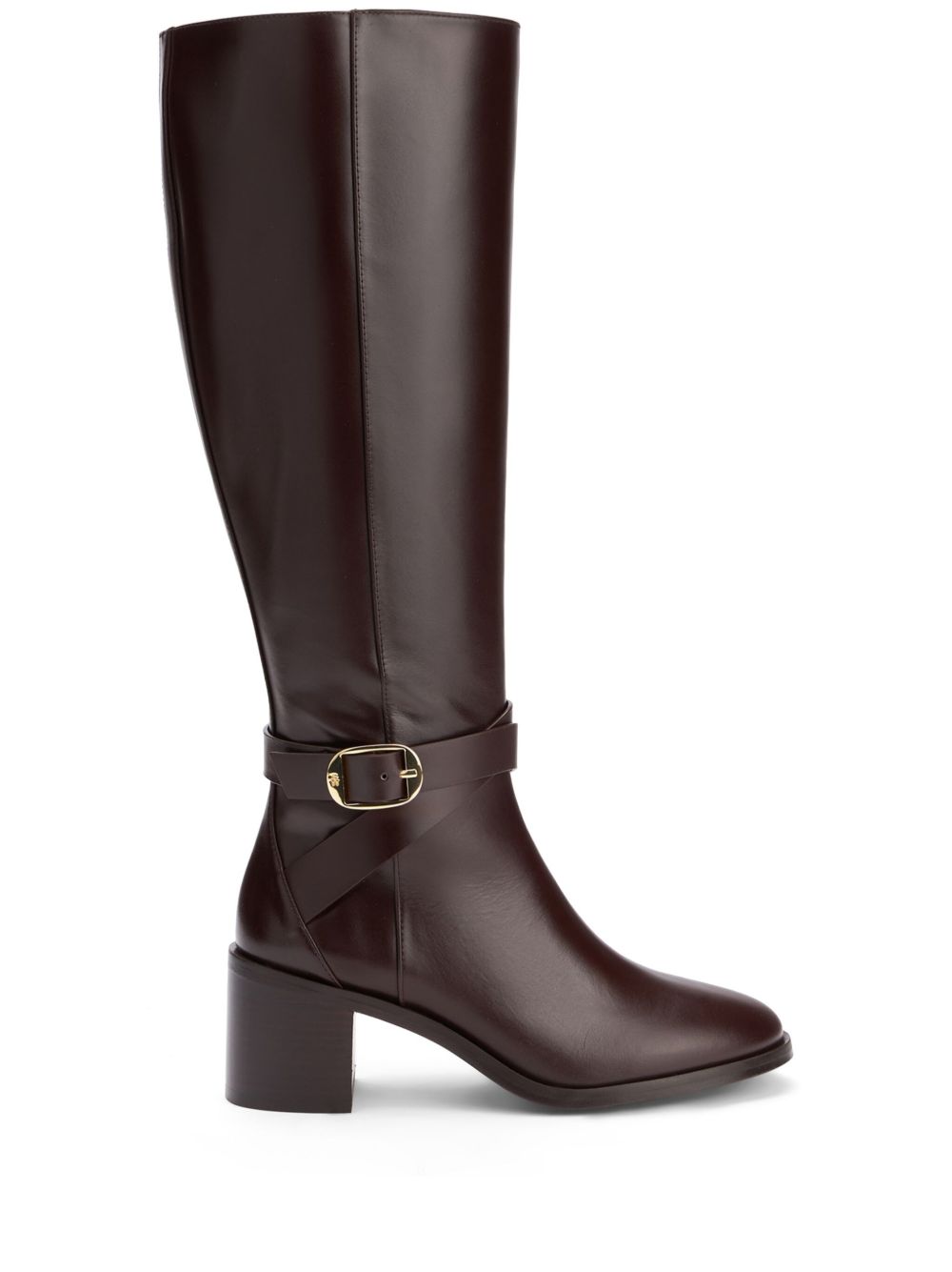 Stuart Weitzman Esme Belted 拉链中跟靴（6厘米） - 褐色