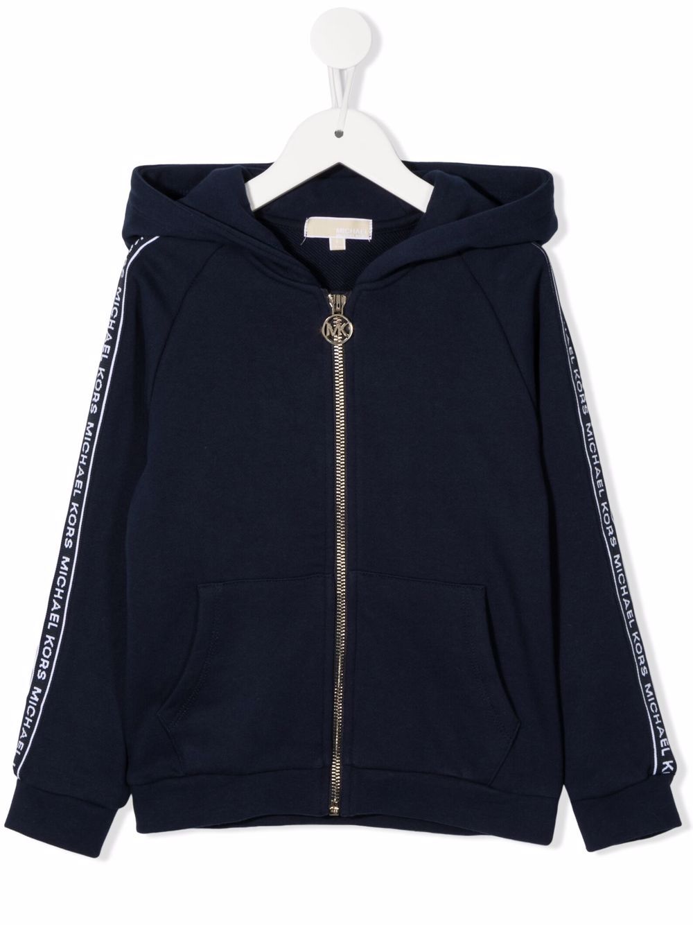 Michael Kors Kids logo印花细节夹克 - 蓝色