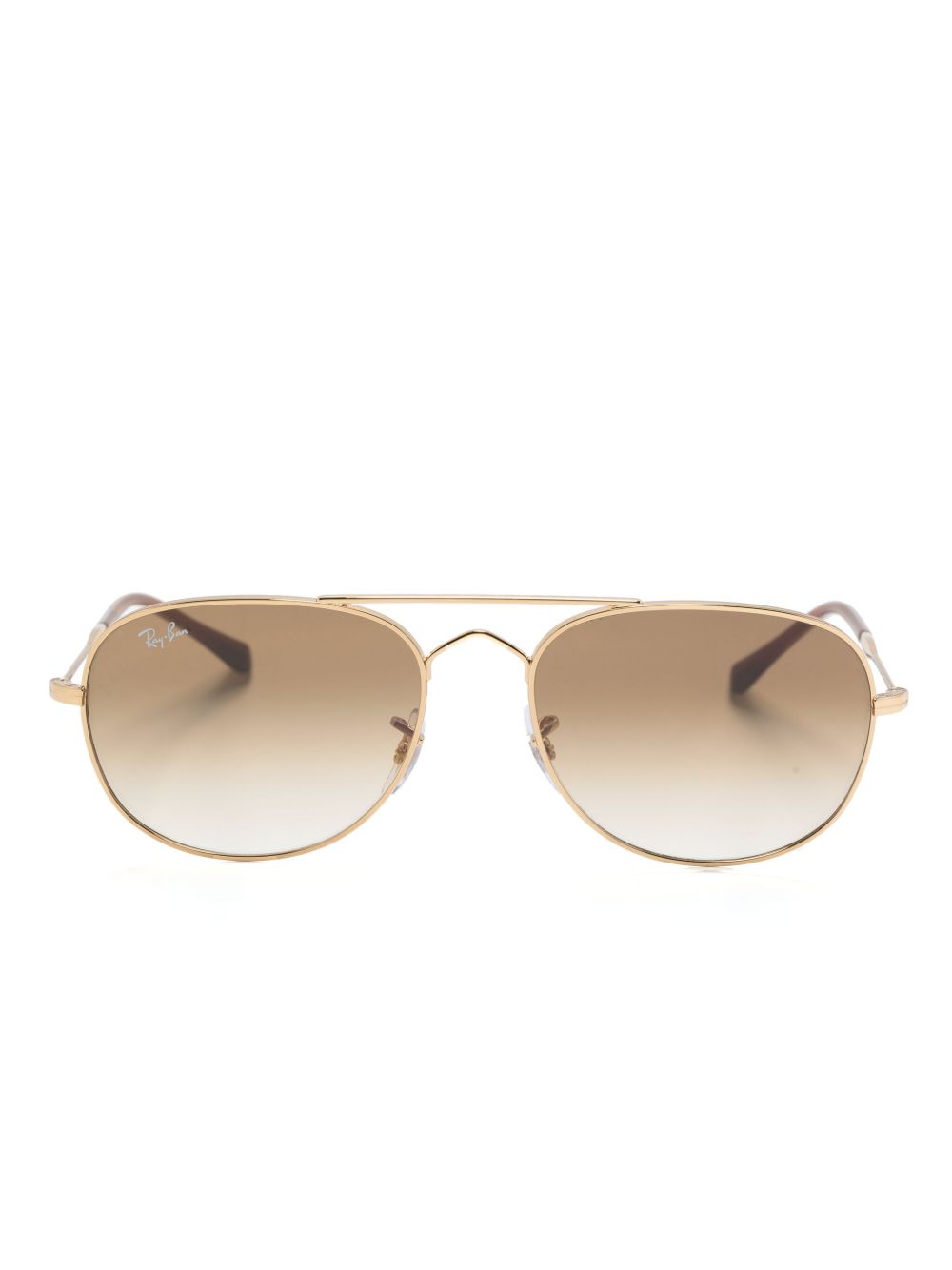 Ray-Ban Brain Bridge 飞行员镜框太阳眼镜 - 金色