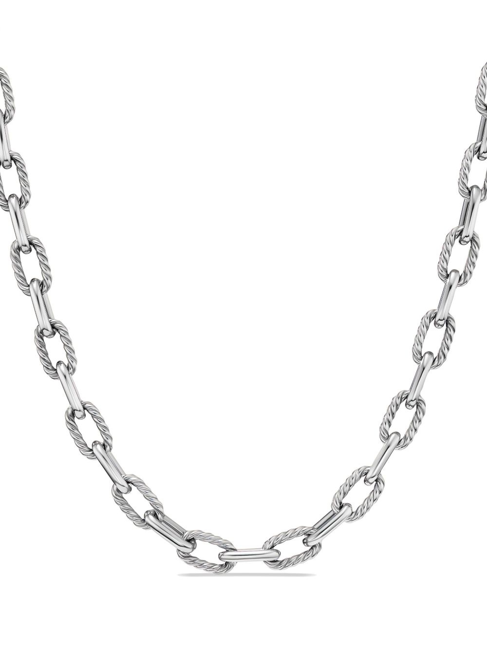 David Yurman Madison 纯银链式项链 - 银色