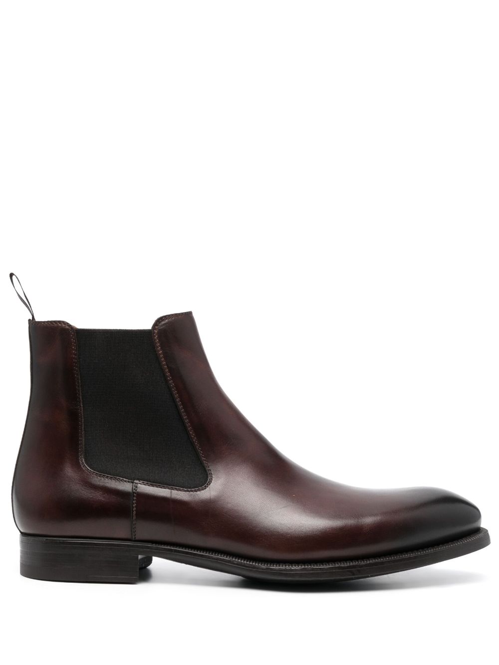 Magnanni 松紧拼接切尔西靴 - 褐色