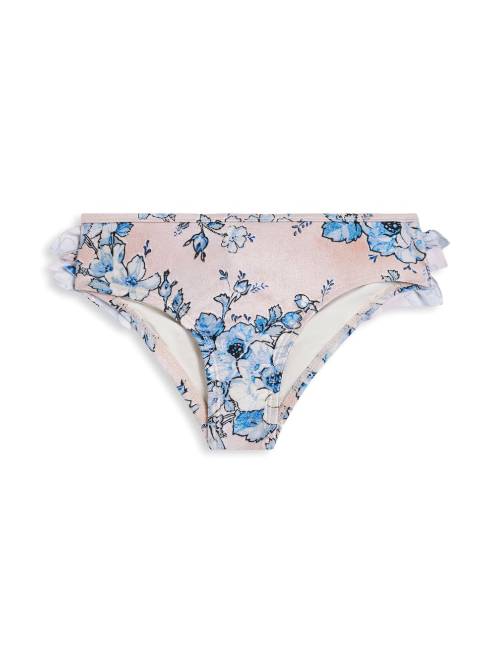 ZIMMERMANN Kids Halliday Frill 比基尼三角裤 - 粉色