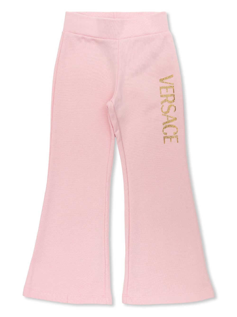 Versace Kids logo运动裤 - 粉色