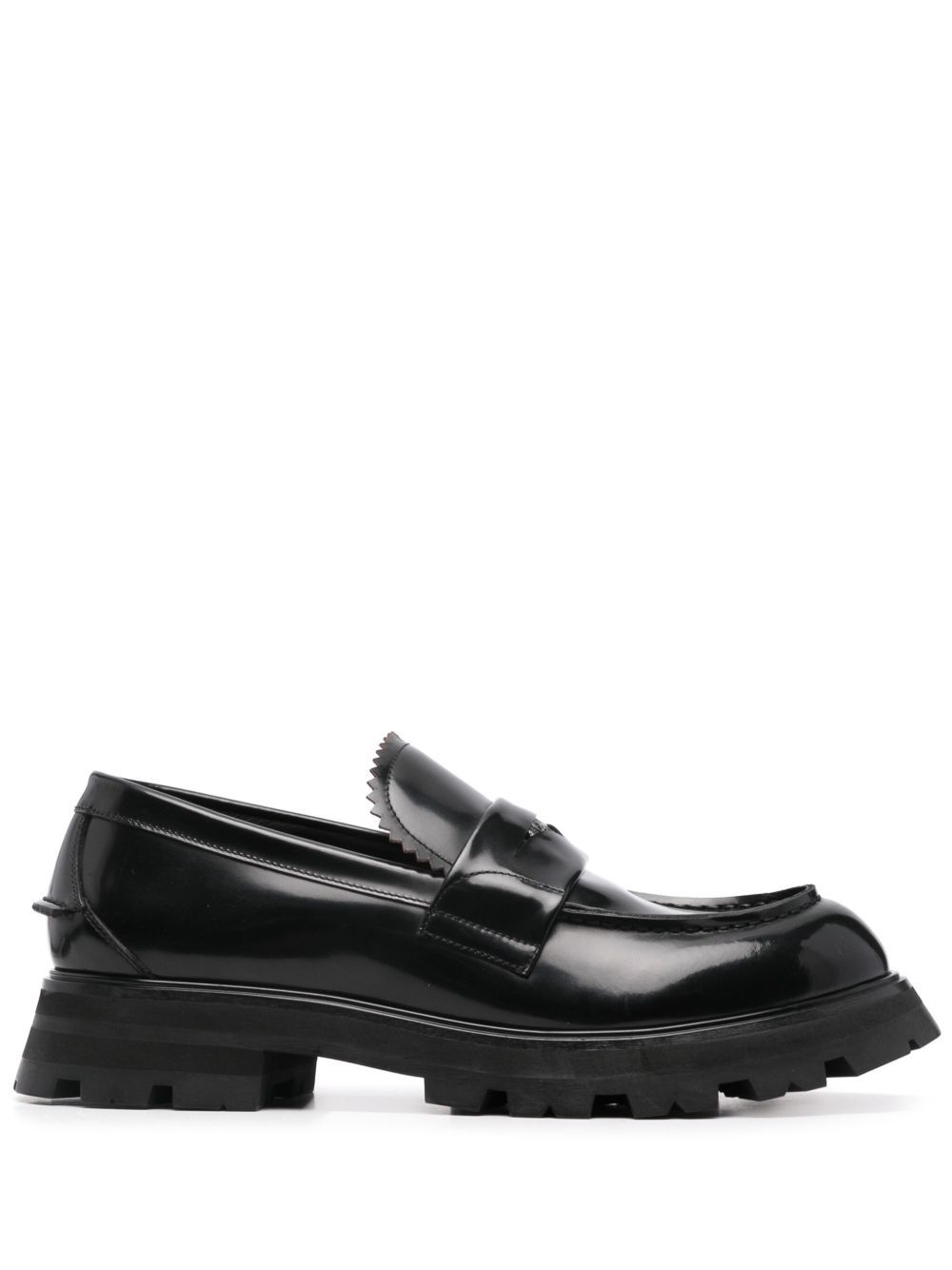 Alexander McQueen Wander 乐福鞋 - 黑色