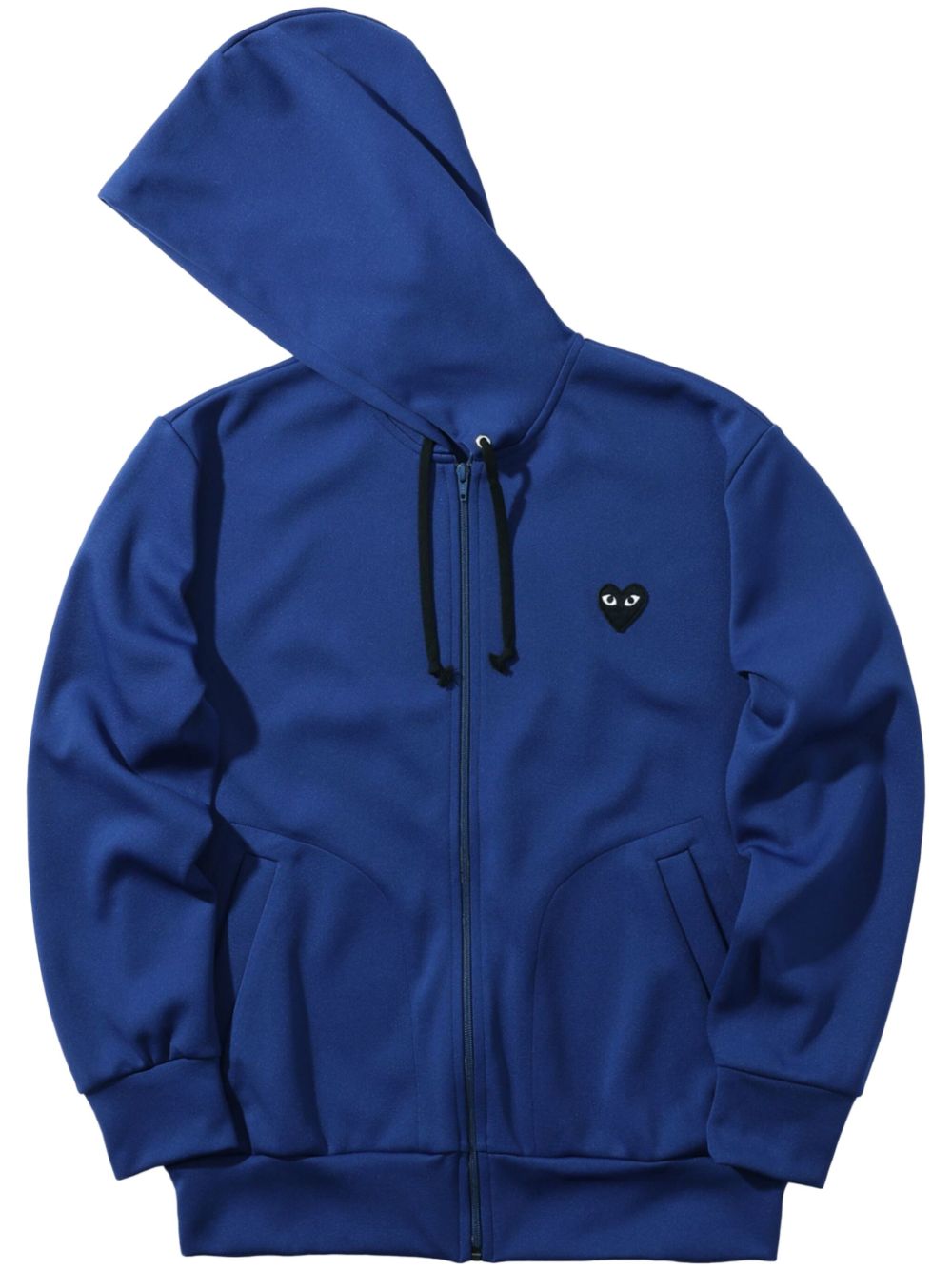 Comme Des Garçons Play 爱心logo连帽衫 - 蓝色
