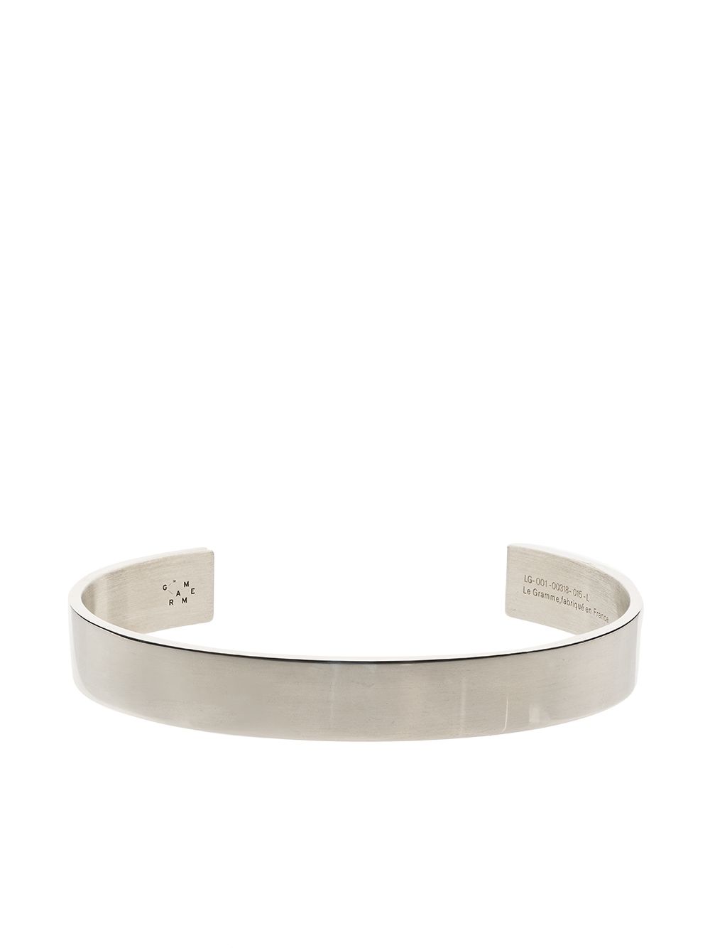 Le Gramme Le 33g ribbon 抛光手镯 - 银色