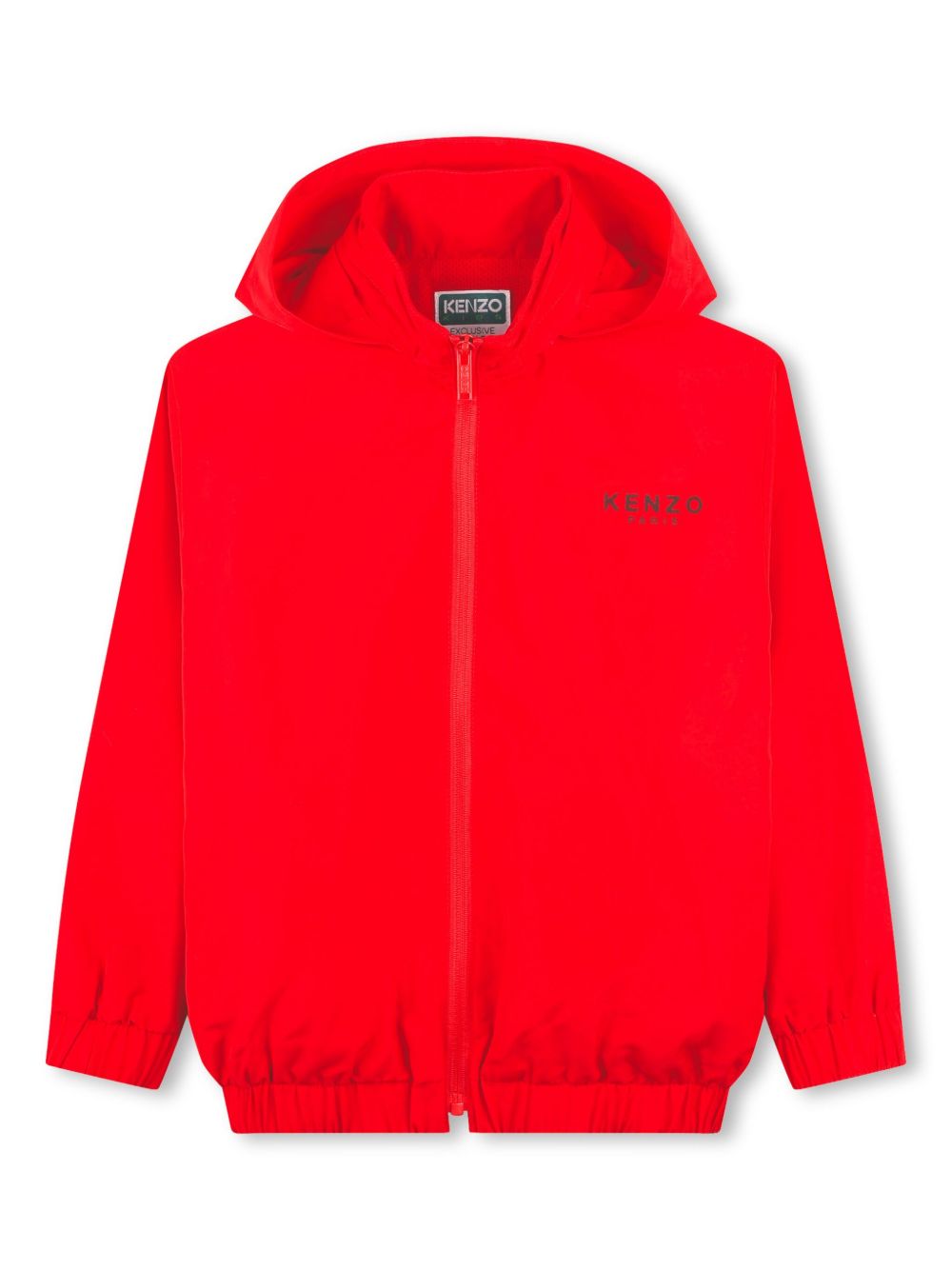 Kenzo Kids logo印花夹克 - 红色