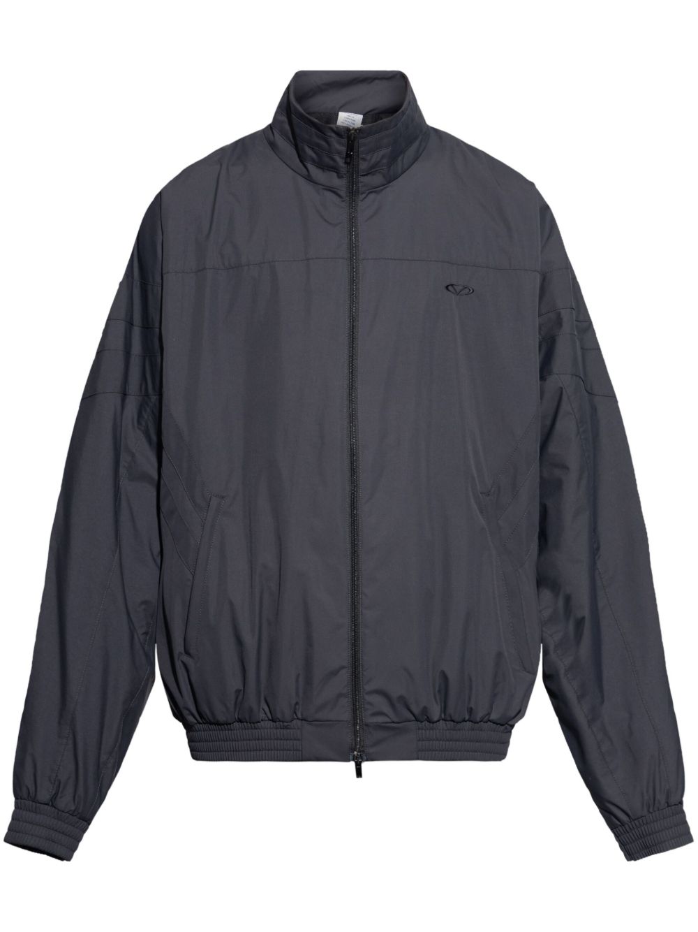 VETEMENTS logo刺绣夹克 - 黑色