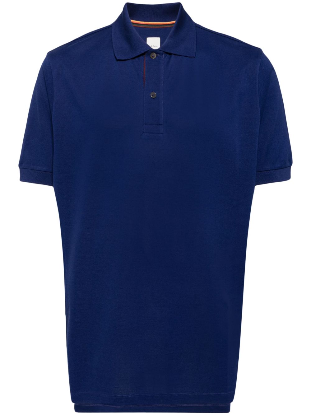 Paul Smith polo领棉polo衫 - 蓝色