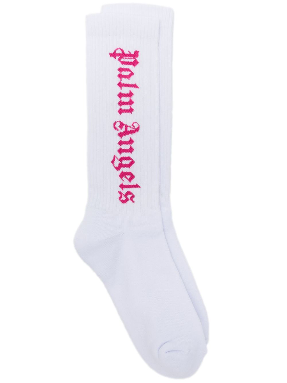 Palm Angels Classic logo针织袜 - 白色