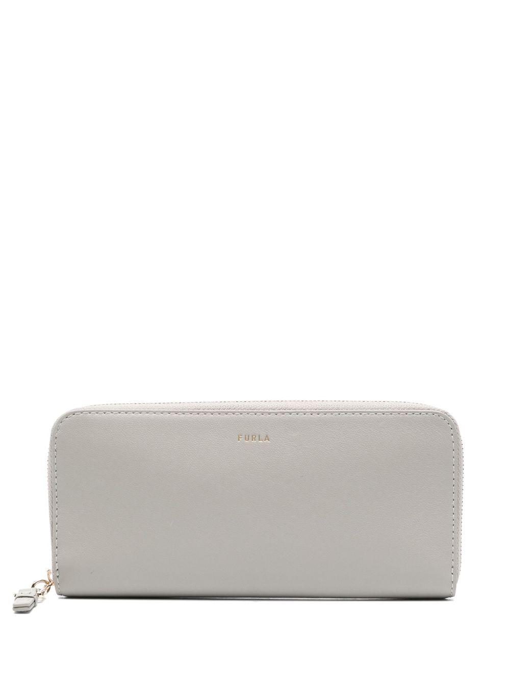 Furla Nuvola 大号皮质钱包 - 灰色