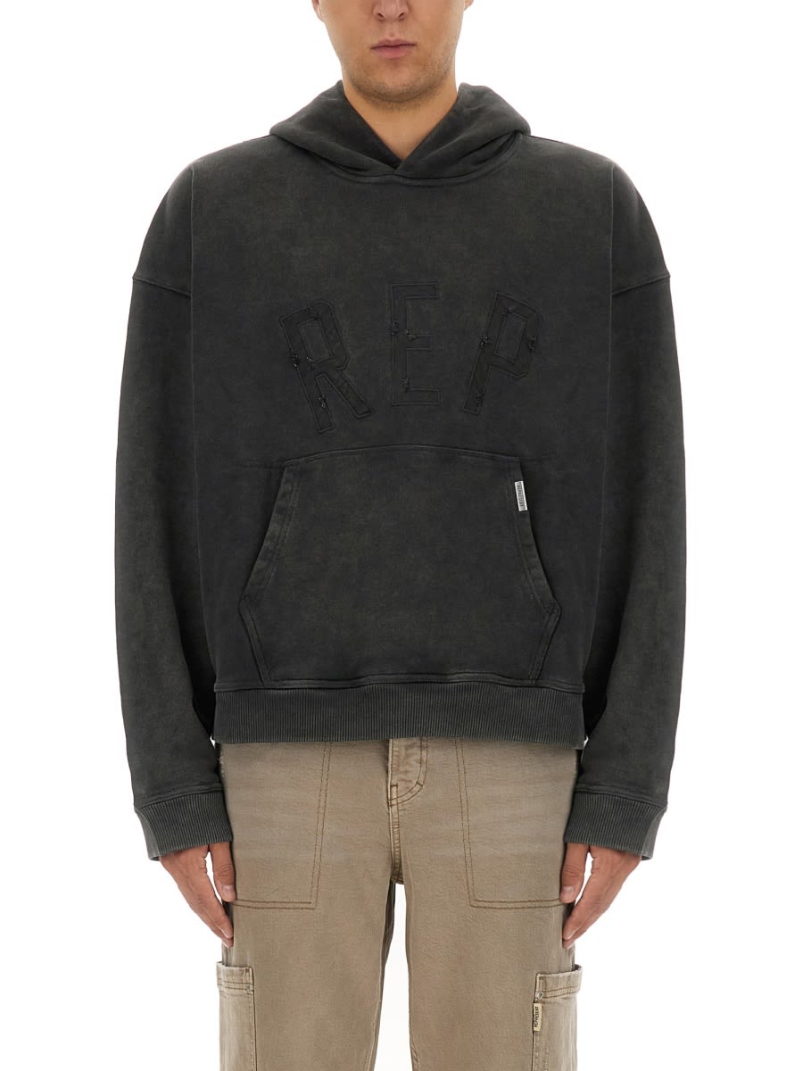 REPRESENT rep Applique Sweatshirt