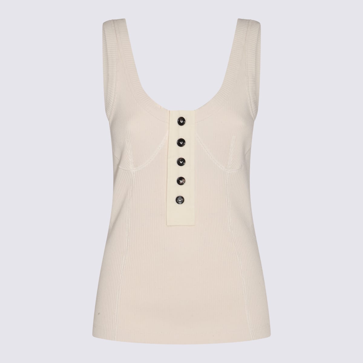 Bottega Veneta Beige Cotton Top