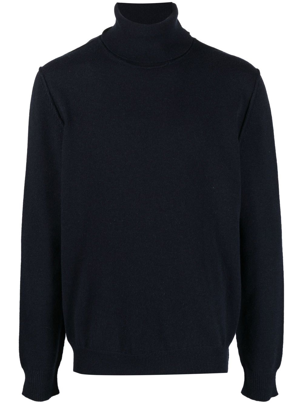 Maison Margiela 高领羊绒毛衣 - 蓝色