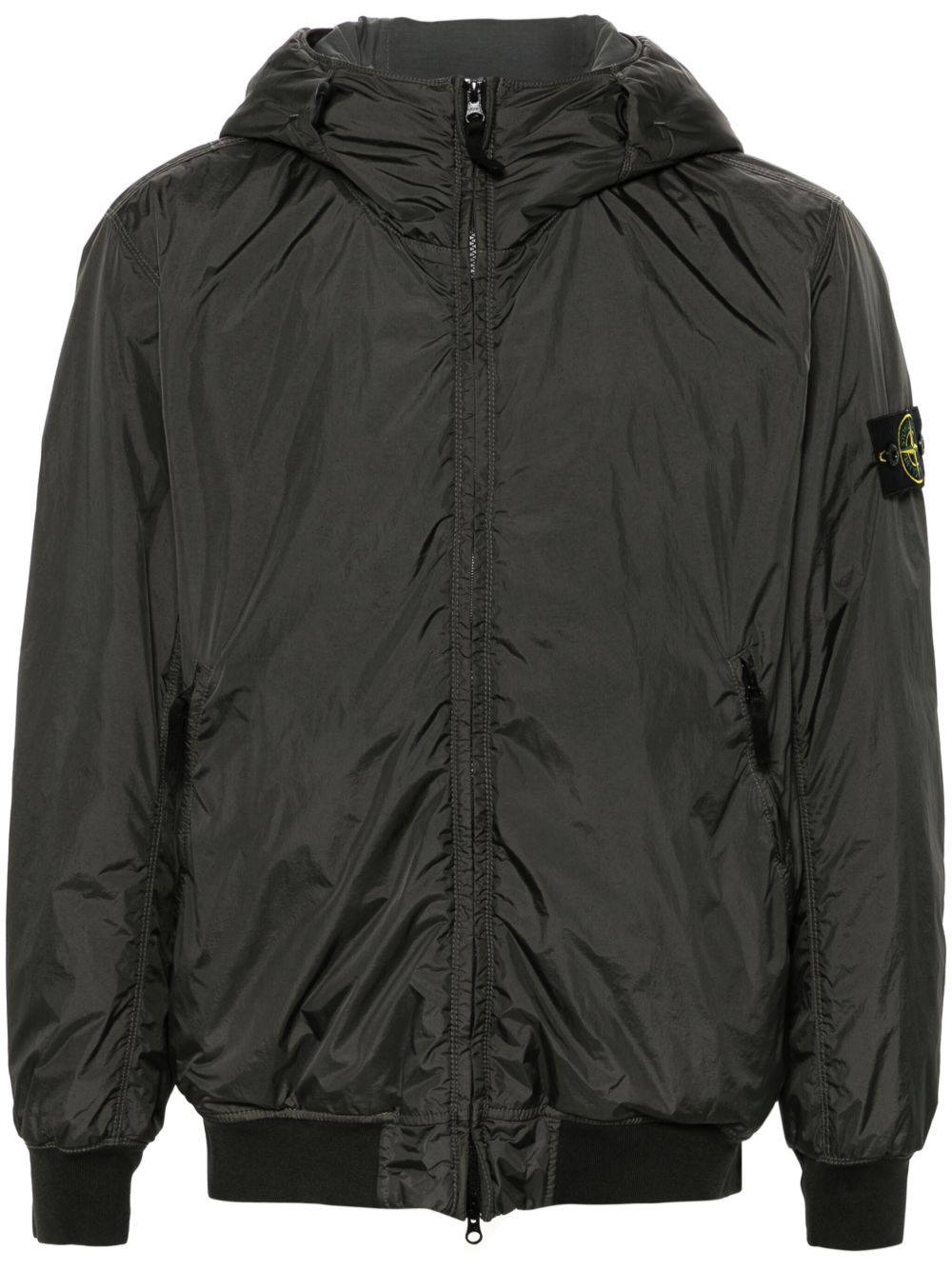 Stone Island 罗盘徽章夹克 - 绿色