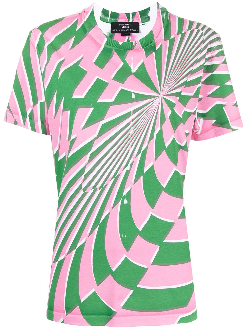 Stella McCartney 斯特拉·麦卡特尼 x Ed Curtis Psychedelic 印花T恤 - 粉色