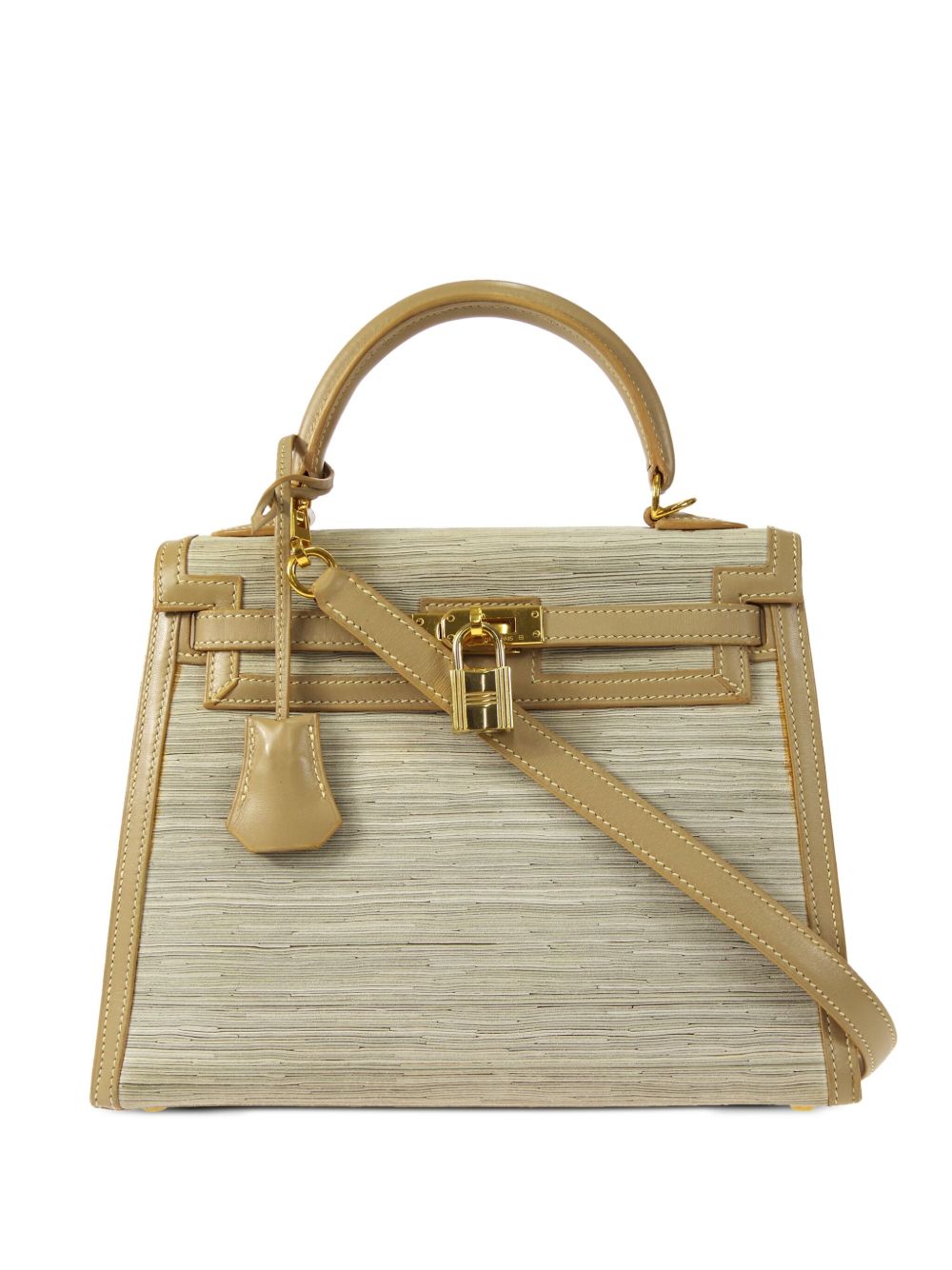 Hermès Pre-Owned Kelly 25 Sellier 两用手提包（2000年典藏款） - 中性色