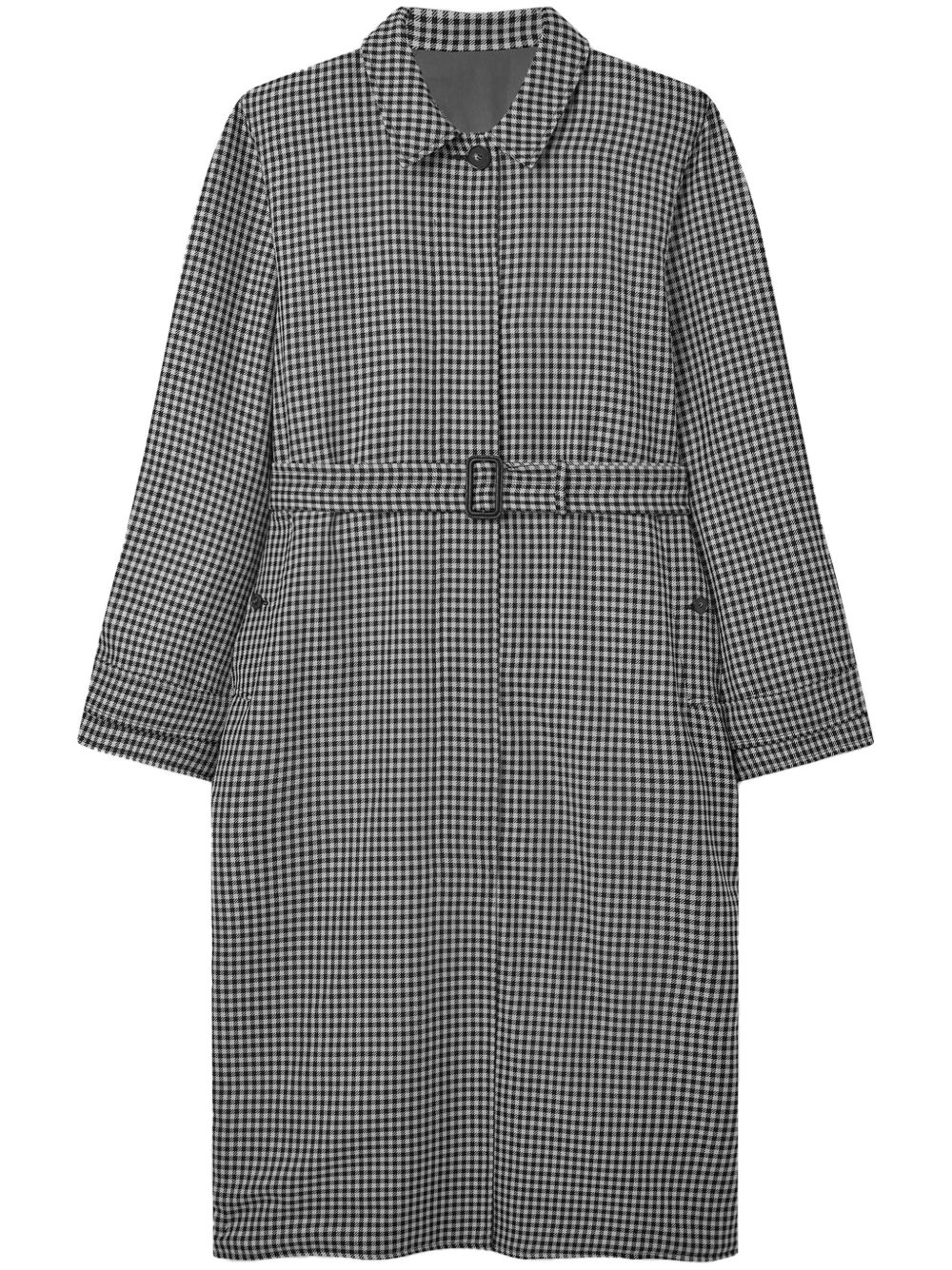 Stella McCartney 格纹双面轻便外套 - 黑色