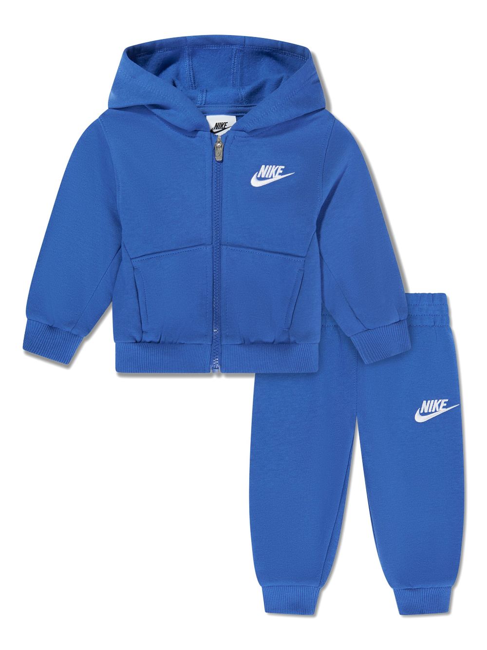 Nike Kids logo印花运动套装 - 蓝色