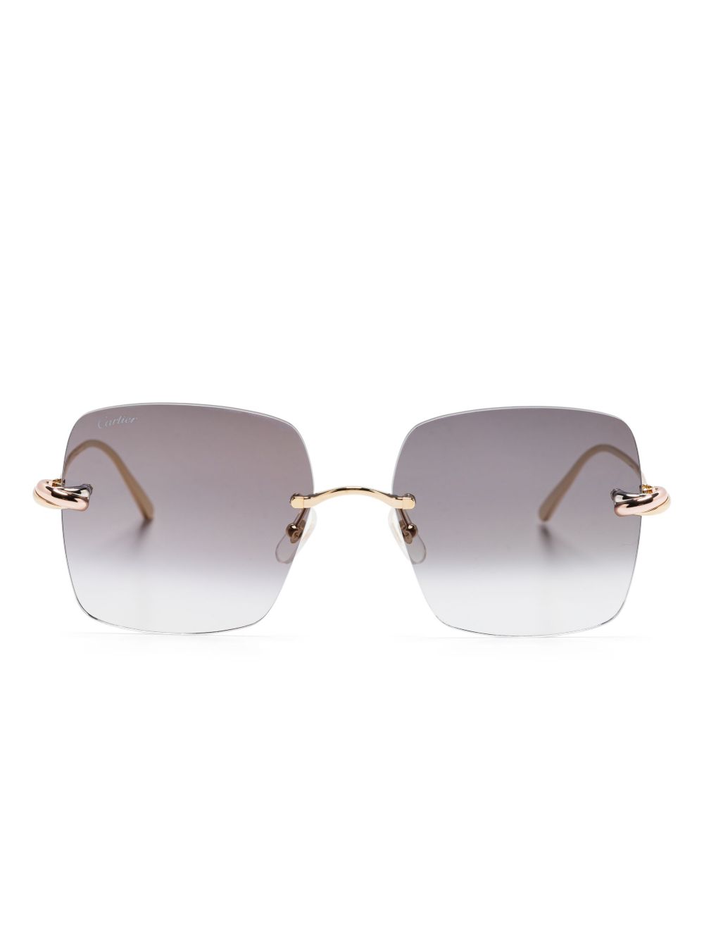 Cartier Eyewear Trinity 太阳眼镜 - 金色