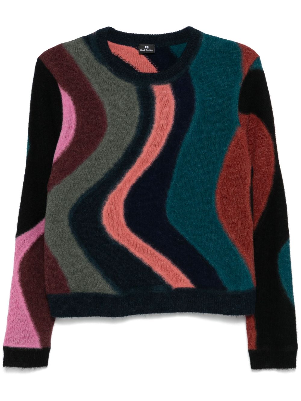 PS Paul Smith Swirl 毛衣 - 黑色