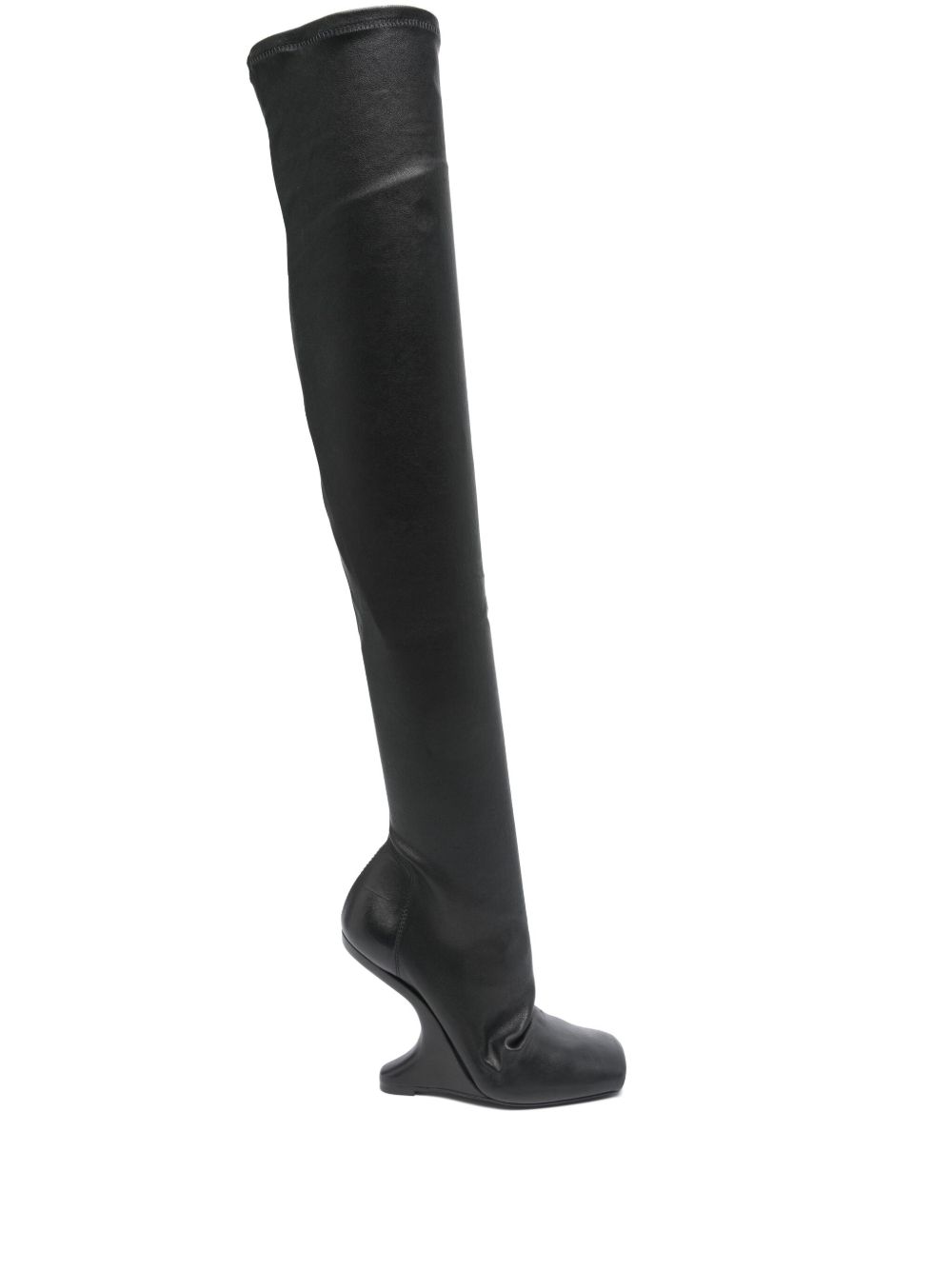 Rick Owens Lilies Cantilever 高跟靴（11厘米） - 黑色
