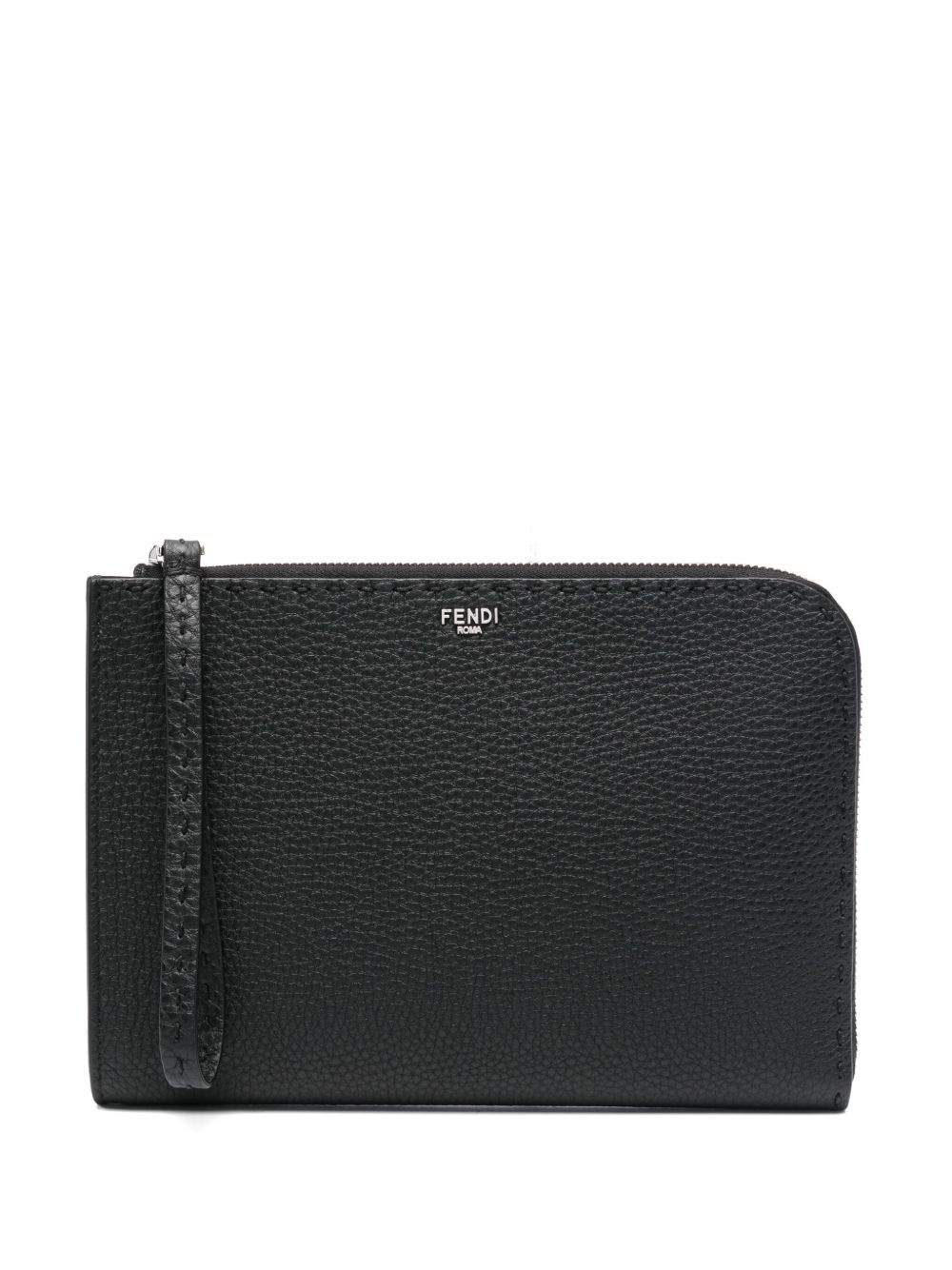 FENDI Selleria 小号手拿包 - 黑色