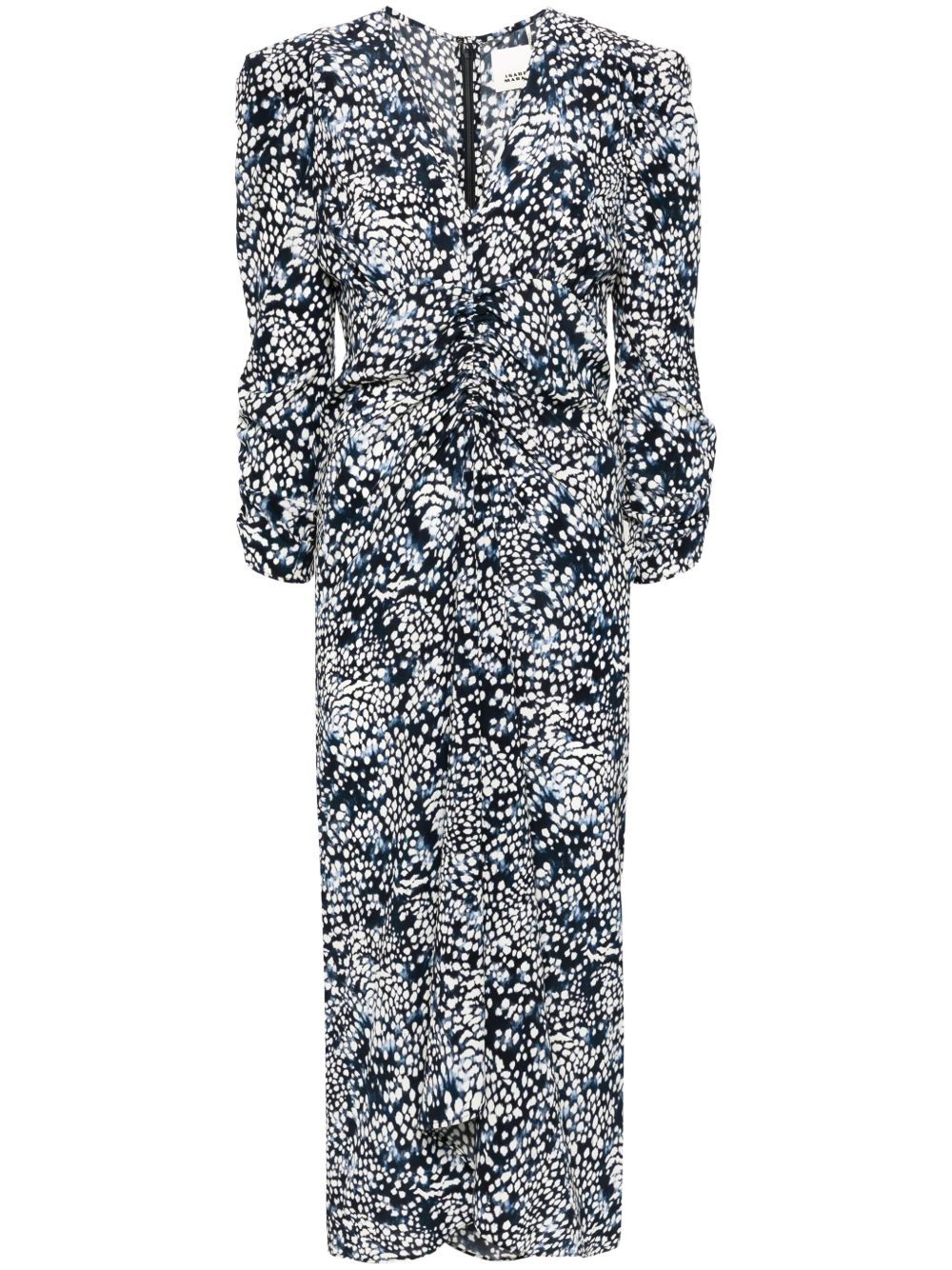ISABEL MARANT Albini 中长连衣裙 - 蓝色