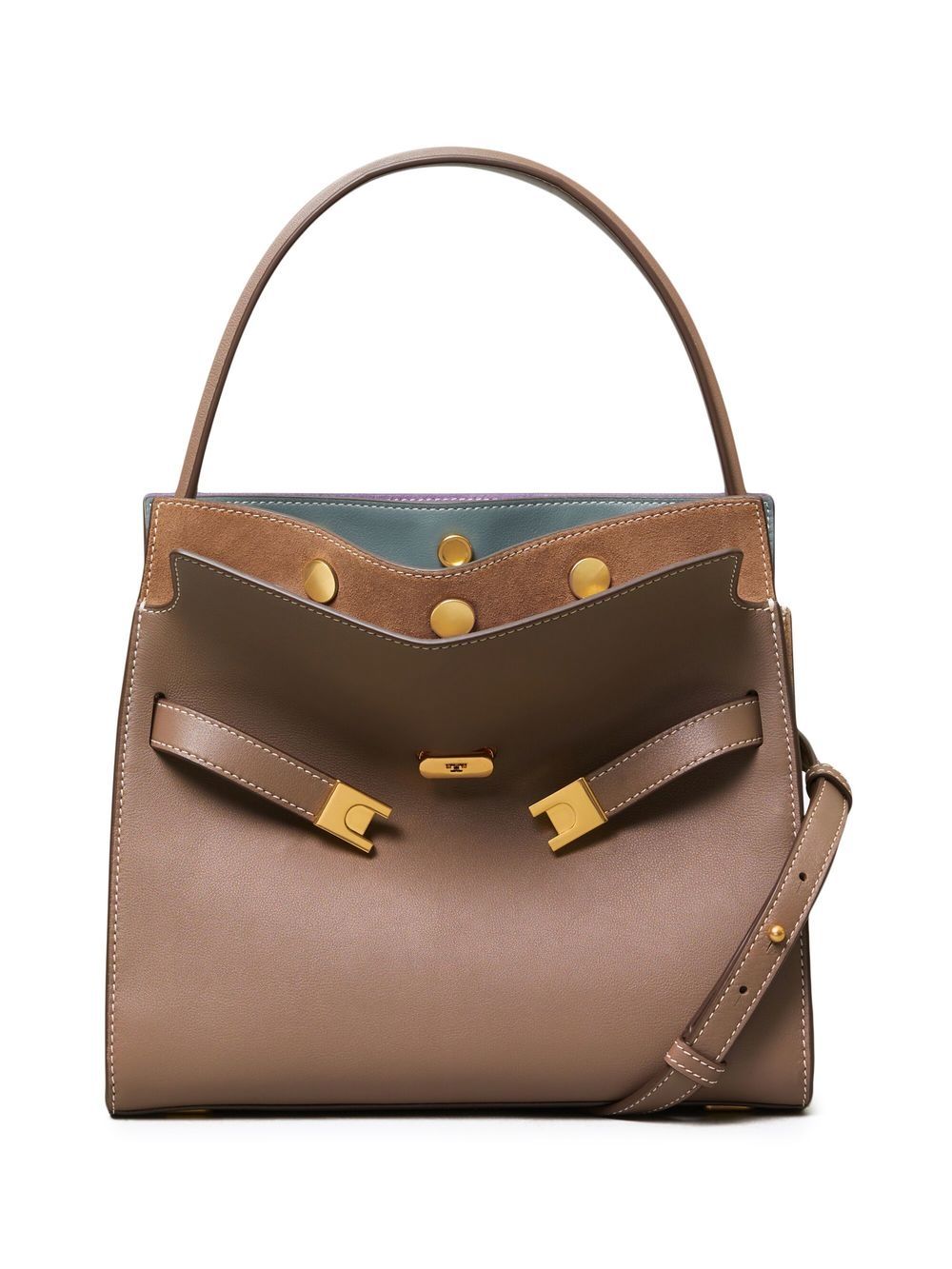 Tory Burch Lee Radziwill Double 小号手提包 - 中性色