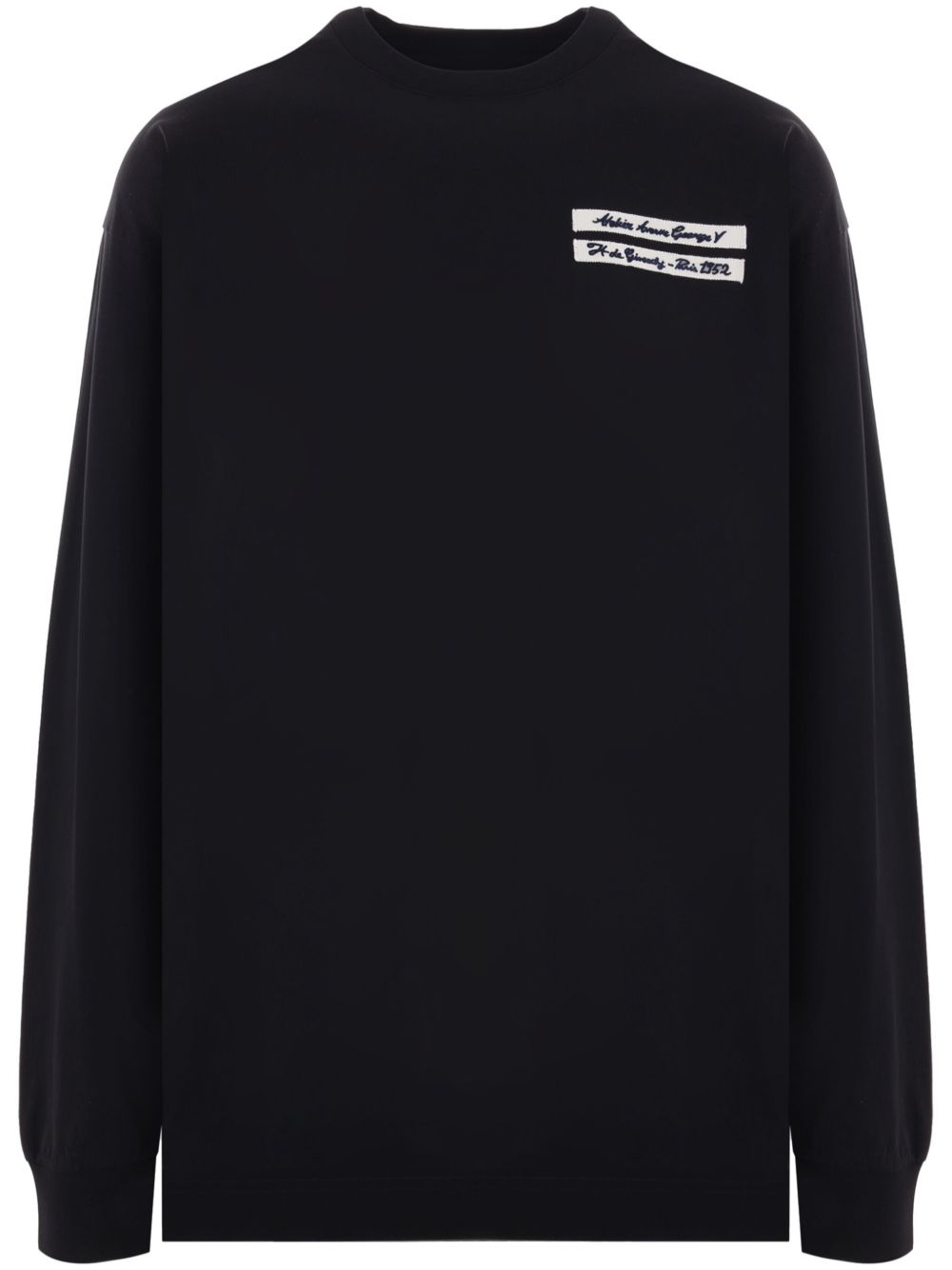 Givenchy 图案刺绣卫衣 - 黑色