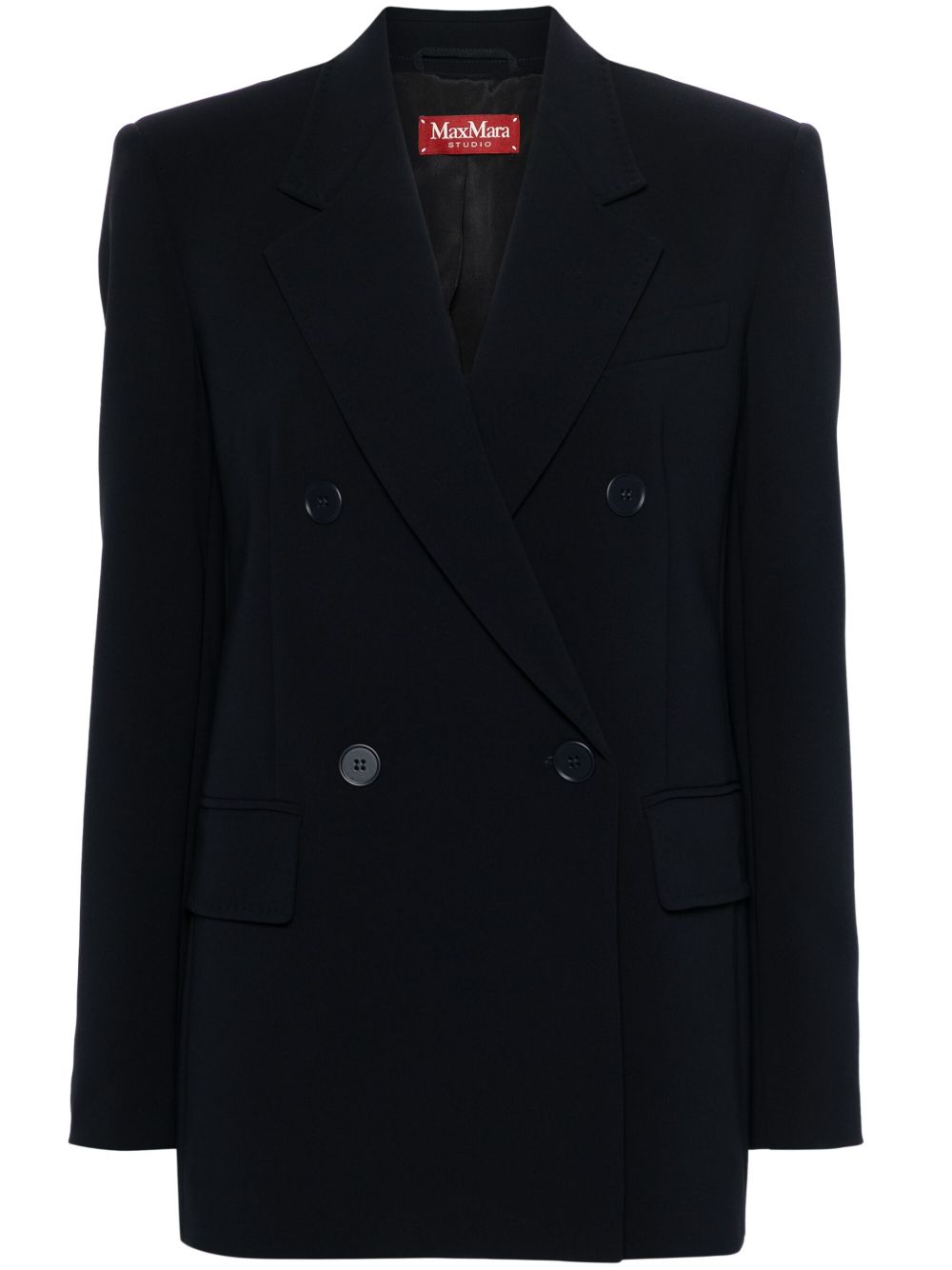 Max Mara Mirella 双排扣西装夹克 - 蓝色