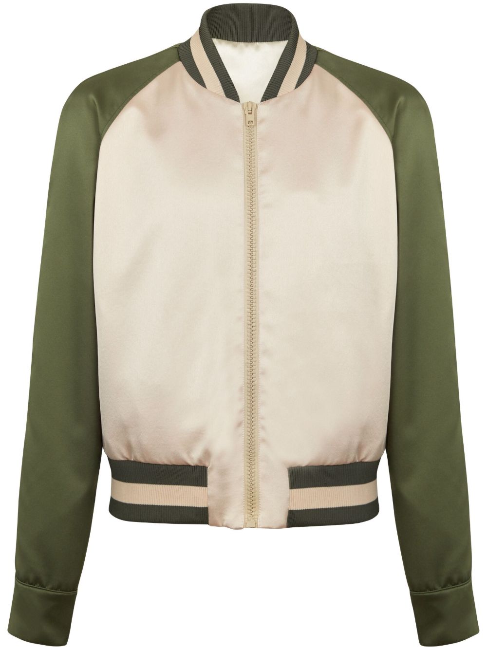 Balmain Paris logo刺绣飞行员夹克 - 中性色