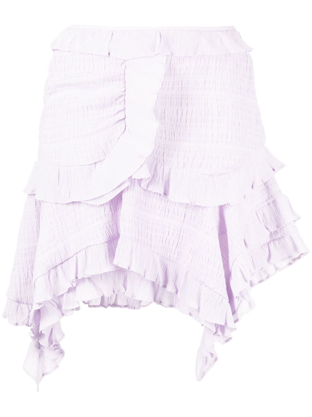 ISABEL MARANT Geneva 高腰不对称半身裙 - 紫色