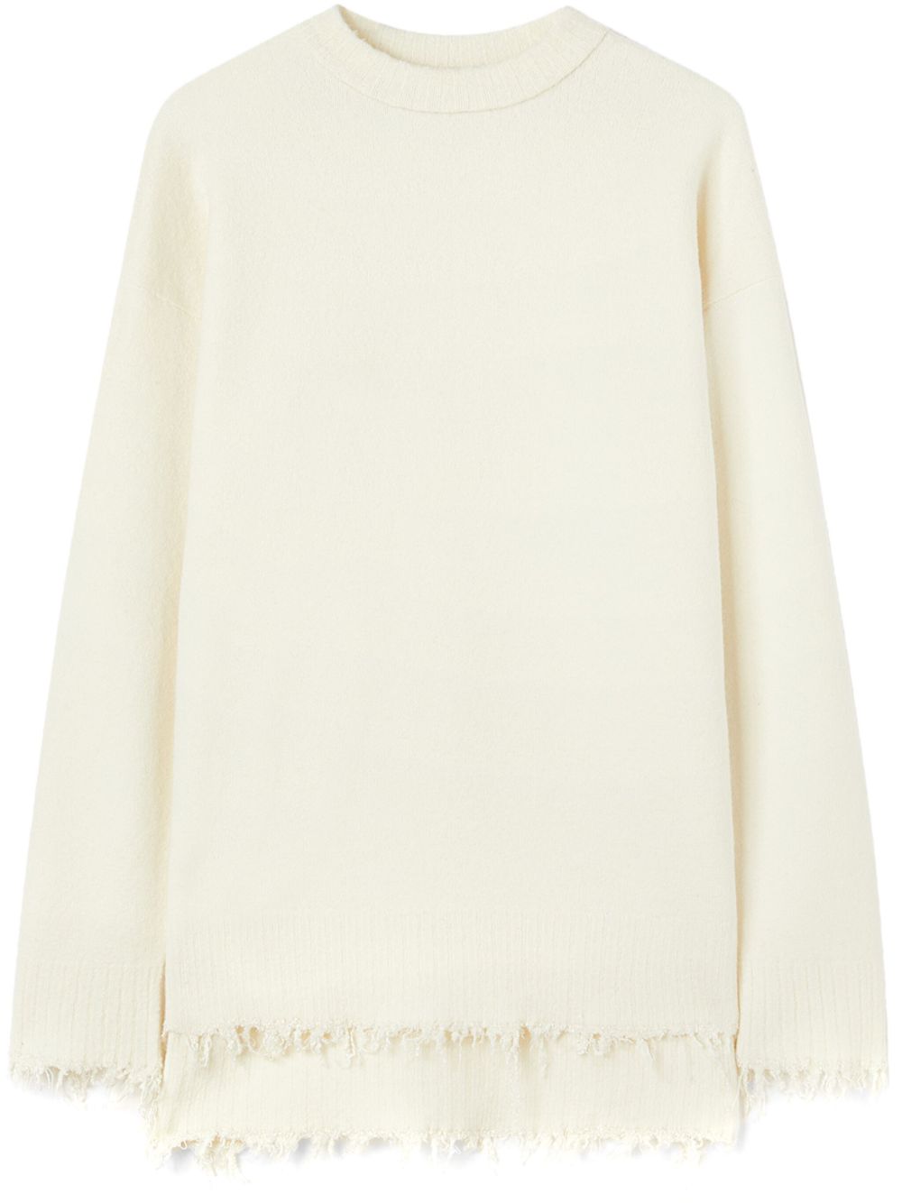 Jil Sander 圆领毛衣 - 白色