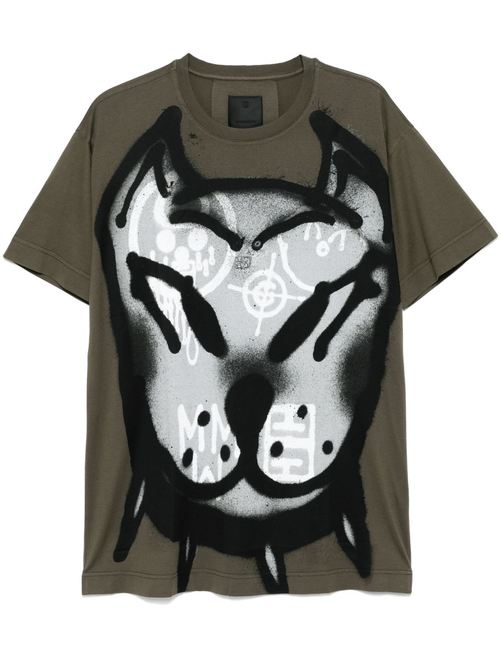Givenchy x Chito 喷雾效果T恤 - 绿色