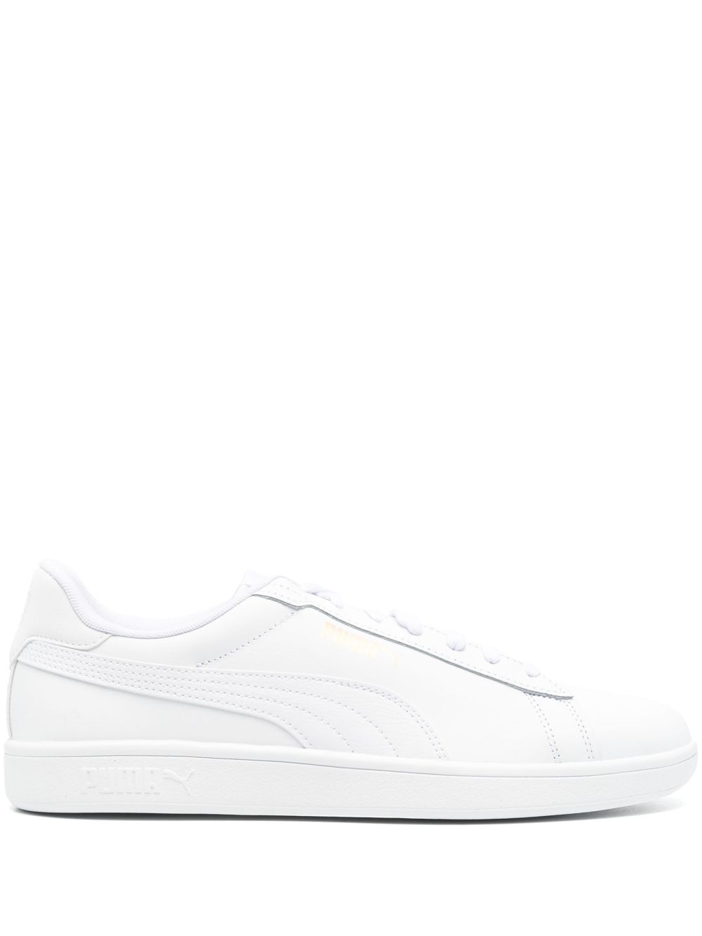 PUMA Smash 3.0 皮质运动鞋 - 白色