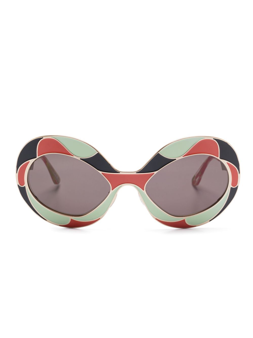 Marni Eyewear Land of Revelations 太阳眼镜 - 金色