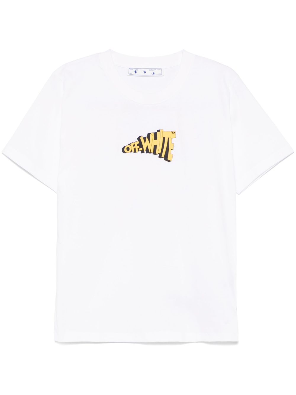 Off-White 箭头图案印花T恤 - 白色